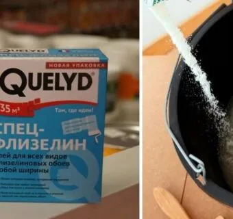 В какой воде разводить клей для обоев